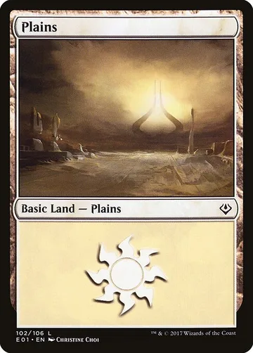 Plains 102, carta de Magic: The Gathering de Archenemy: Nicol Bolas