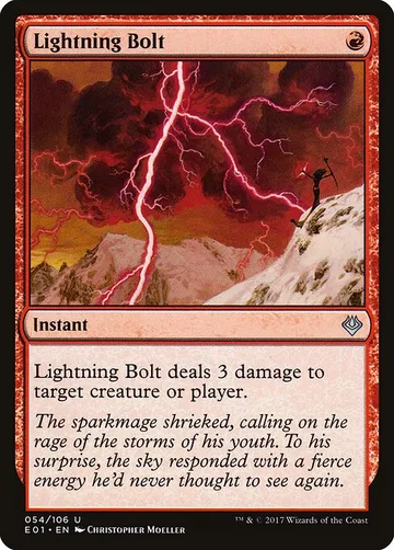 Lightning Bolt 54, carta de Magic: The Gathering de Archenemy: Nicol Bolas