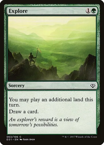 Explore 63, carta de Magic: The Gathering de Archenemy: Nicol Bolas