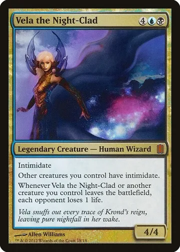 Vela the Night-Clad 18, carta de Magic: The Gathering de Commander's Arsenal