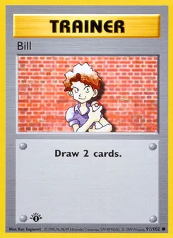 Bill 91/102, carta de Pokémon de Edición Básica