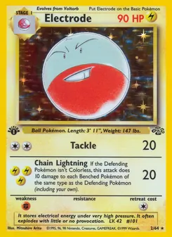 Electrode 2/64, carta de Pokémon de Jungla
