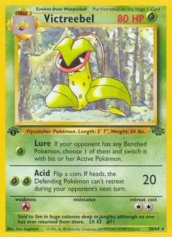 Victreebel 30/64, carta de Pokémon de Jungla