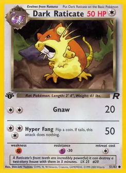 Dark Raticate 51/82