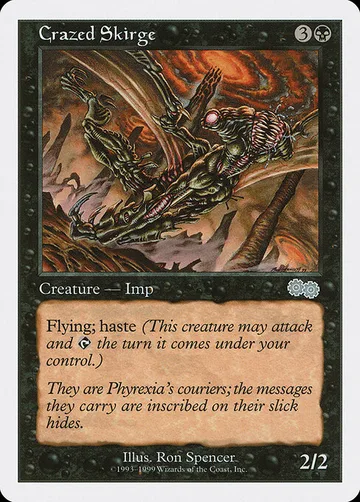 Crazed Skirge 16, carta de Magic: The Gathering de Battle Royale Box Set