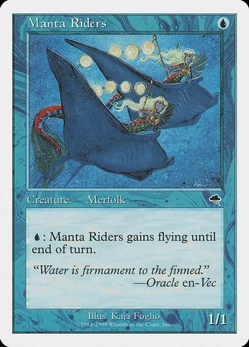 Manta Riders 43, carta de Magic: The Gathering de Battle Royale Box Set
