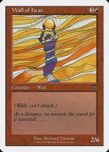 Wall of Heat 95, carta de Magic: The Gathering de Battle Royale Box Set