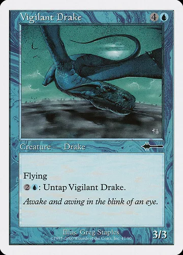 Vigilant Drake 17, carta de Magic: The Gathering de Beatdown Box Set