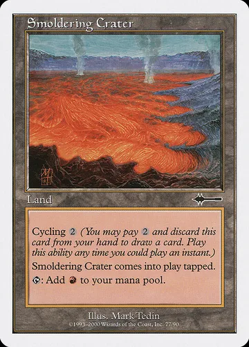 Smoldering Crater 77, carta de Magic: The Gathering de Beatdown Box Set