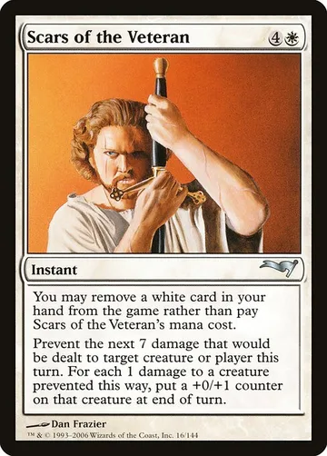 Scars of the Veteran 16, carta de Magic: The Gathering de Coldsnap Theme Decks