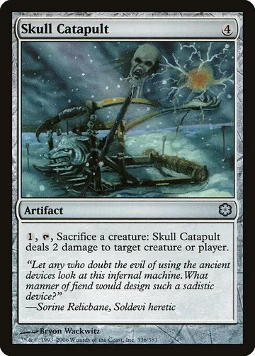 Skull Catapult 336, carta de Magic: The Gathering de Coldsnap Theme Decks