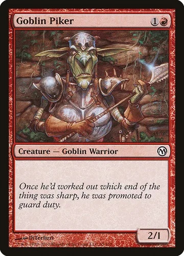 Goblin Piker 45, carta de Magic: The Gathering de Duels of the Planeswalkers