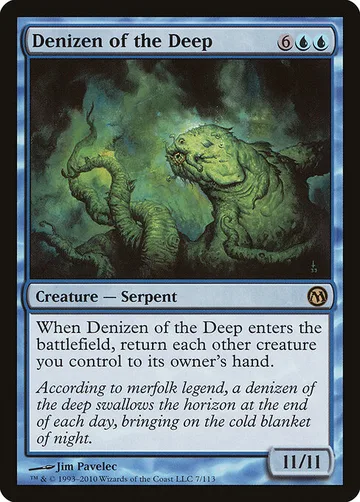Denizen of the Deep 7, carta de Magic: The Gathering de Duels of the Planeswalkers