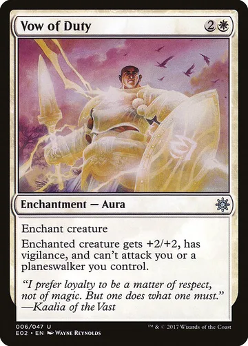 Vow of Duty 6, carta de Magic: The Gathering de Explorers of Ixalan