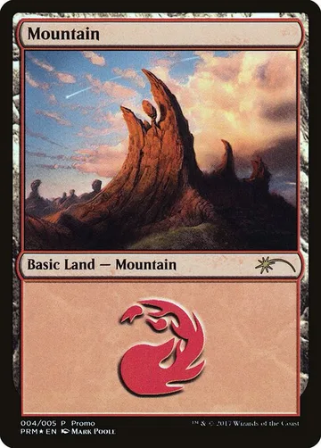 Mountain 4, carta de Magic: The Gathering de 2017 Gift Pack