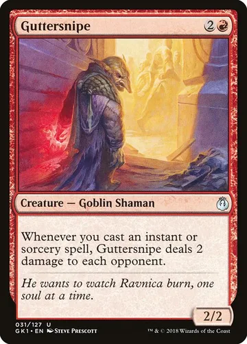 Guttersnipe 31, carta de Magic: The Gathering de GRN Guild Kit