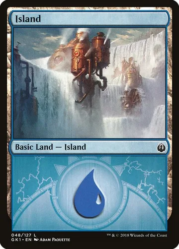 Island 48, carta de Magic: The Gathering de GRN Guild Kit