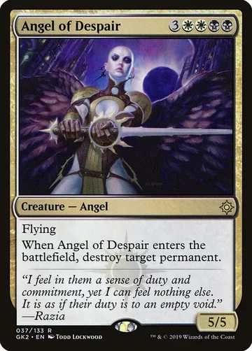 Angel of Despair 37, carta de Magic: The Gathering de RNA Guild Kit