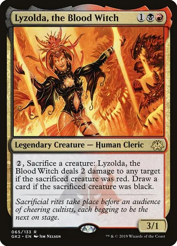 Lyzolda, the Blood Witch 65, carta de Magic: The Gathering de RNA Guild Kit