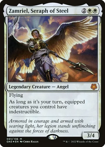 Zamriel, Seraph of Steel 1, carta de Magic: The Gathering de Game Night: Free-for-All