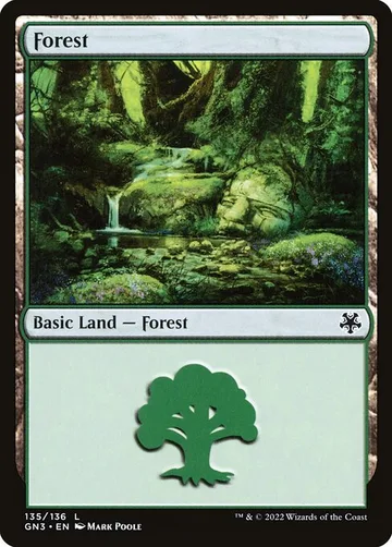 Forest 135, carta de Magic: The Gathering de Game Night: Free-for-All