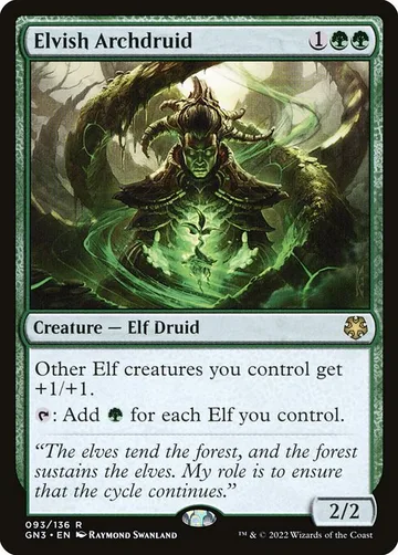 Elvish Archdruid 93, carta de Magic: The Gathering de Game Night: Free-for-All