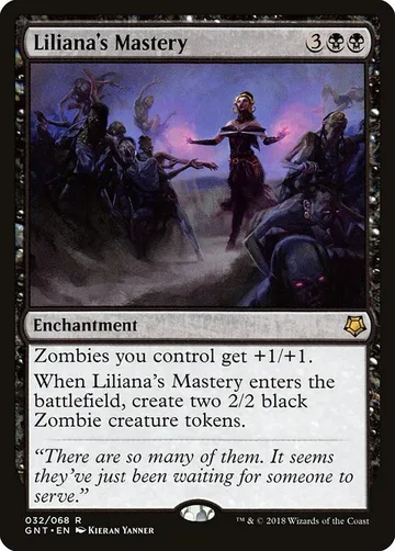 Liliana's Mastery 32, carta de Magic: The Gathering de Game Night