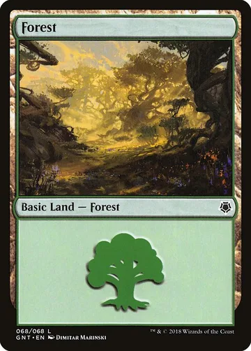 Forest 68, carta de Magic: The Gathering de Game Night