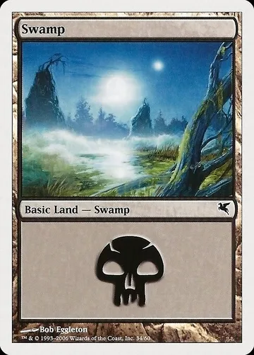Swamp 34, carta de Magic: The Gathering de Hachette UK