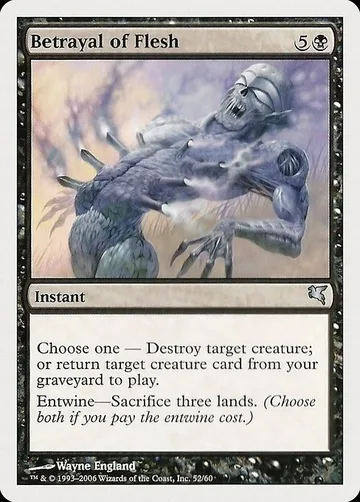 Betrayal of Flesh 52, carta de Magic: The Gathering de Hachette UK