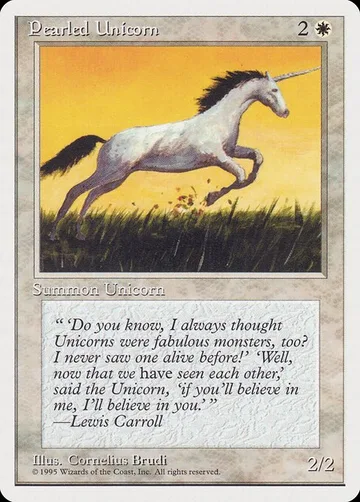 Pearled Unicorn 6, carta de Magic: The Gathering de Rivals Quick Start Set