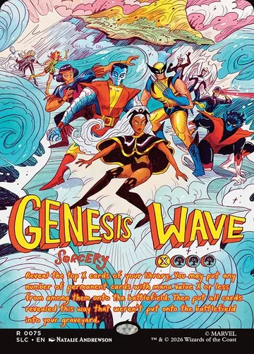 Genesis Wave 75, carta de Magic: The Gathering de Secret Lair Countdown