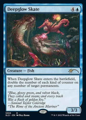 Deepglow Skate 1093, carta de Magic: The Gathering de Secret Lair Drop