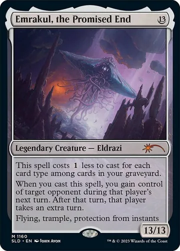 Emrakul, the Promised End 1160, carta de Magic: The Gathering de Secret Lair Drop