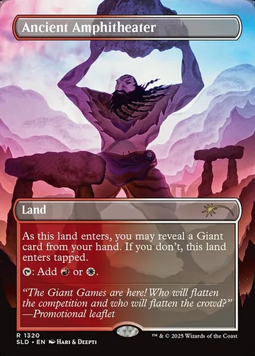 Ancient Amphitheater 1320, carta de Magic: The Gathering de Secret Lair Drop