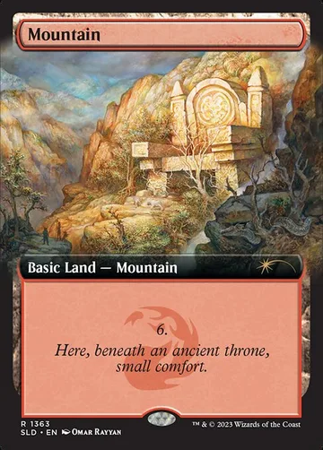 Mountain 1363, carta de Magic: The Gathering de Secret Lair Drop