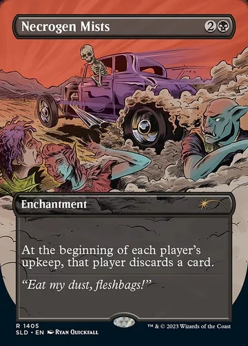 Necrogen Mists 1405, carta de Magic: The Gathering de Secret Lair Drop