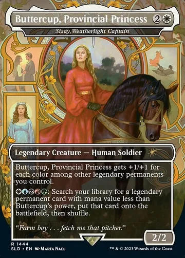 Sisay, Weatherlight Captain 1444, carta de Magic: The Gathering de Secret Lair Drop