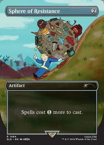 Sphere of Resistance 1484, carta de Magic: The Gathering de Secret Lair Drop