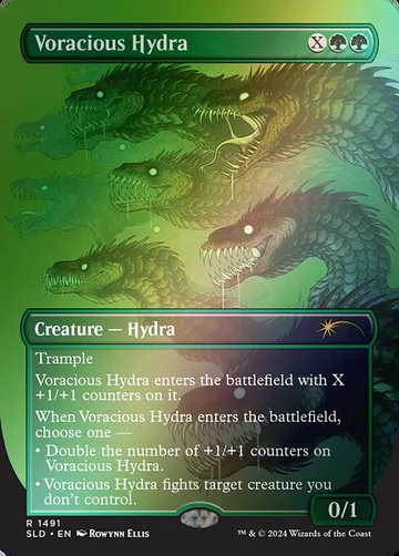 Voracious Hydra 1491★, carta de Magic: The Gathering de Secret Lair Drop