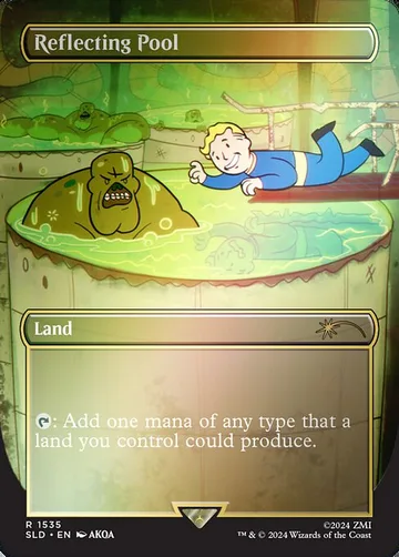 Reflecting Pool 1535★, carta de Magic: The Gathering de Secret Lair Drop
