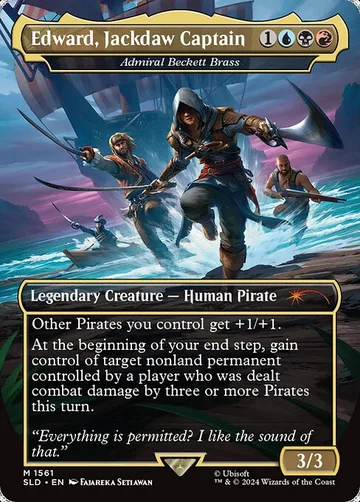 Admiral Beckett Brass 1561, carta de Magic: The Gathering de Secret Lair Drop