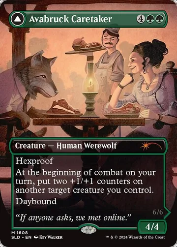 Avabruck Caretaker // Hollowhenge Huntmaster 1608