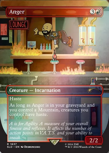 Anger 1637★, carta de Magic: The Gathering de Secret Lair Drop
