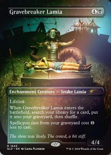 Gravebreaker Lamia 1643★, carta de Magic: The Gathering de Secret Lair Drop