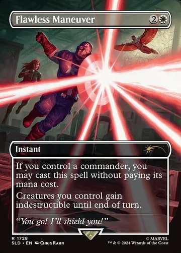 Flawless Maneuver 1728, carta de Magic: The Gathering de Secret Lair Drop