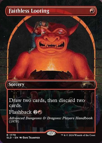 Faithless Looting 1779, carta de Magic: The Gathering de Secret Lair Drop