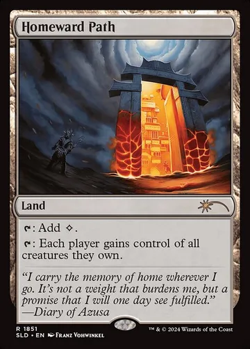 Homeward Path 1851, carta de Magic: The Gathering de Secret Lair Drop