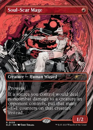 Soul-Scar Mage 2039, carta de Magic: The Gathering de Secret Lair Drop