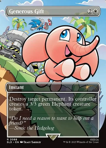 Generous Gift 2088, carta de Magic: The Gathering de Secret Lair Drop